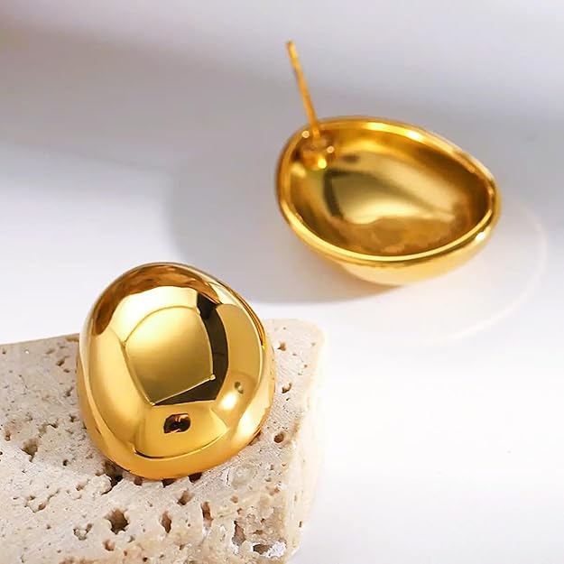 Dome Stud Earrings for Women