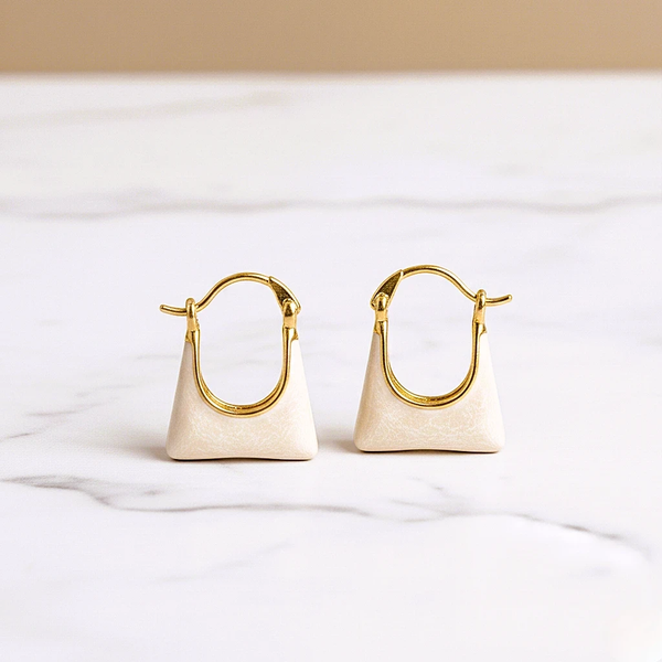 Trendy Cute Bag Hoops