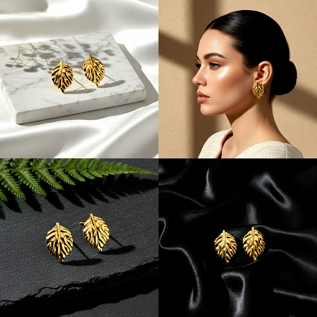 Gold Leaf Charm