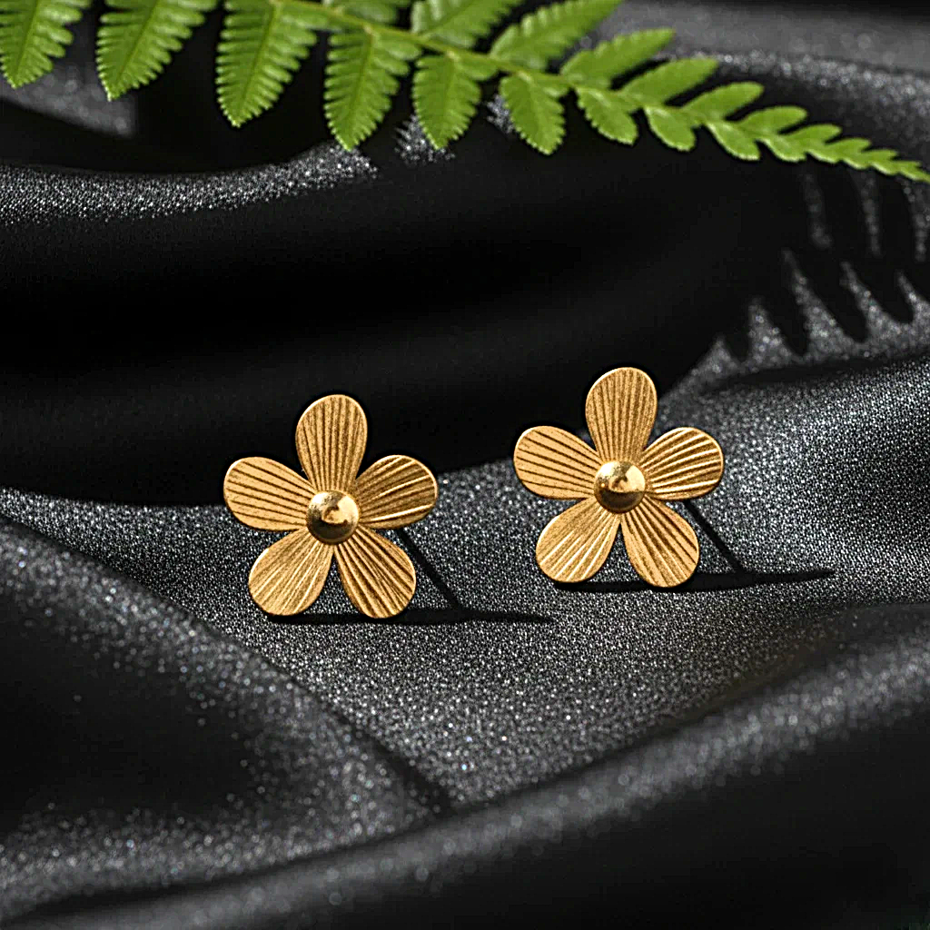 Royal Petal Shine Studs