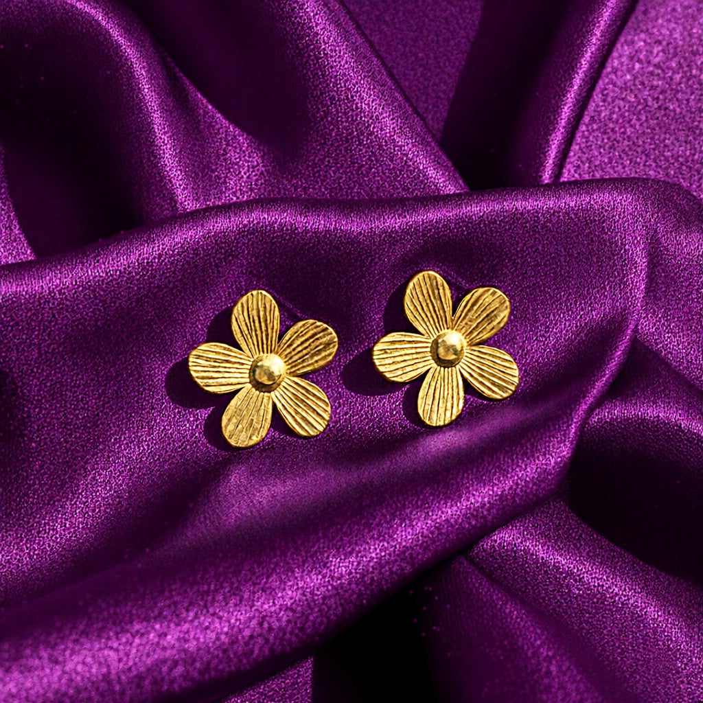 Royal Petal Shine Studs
