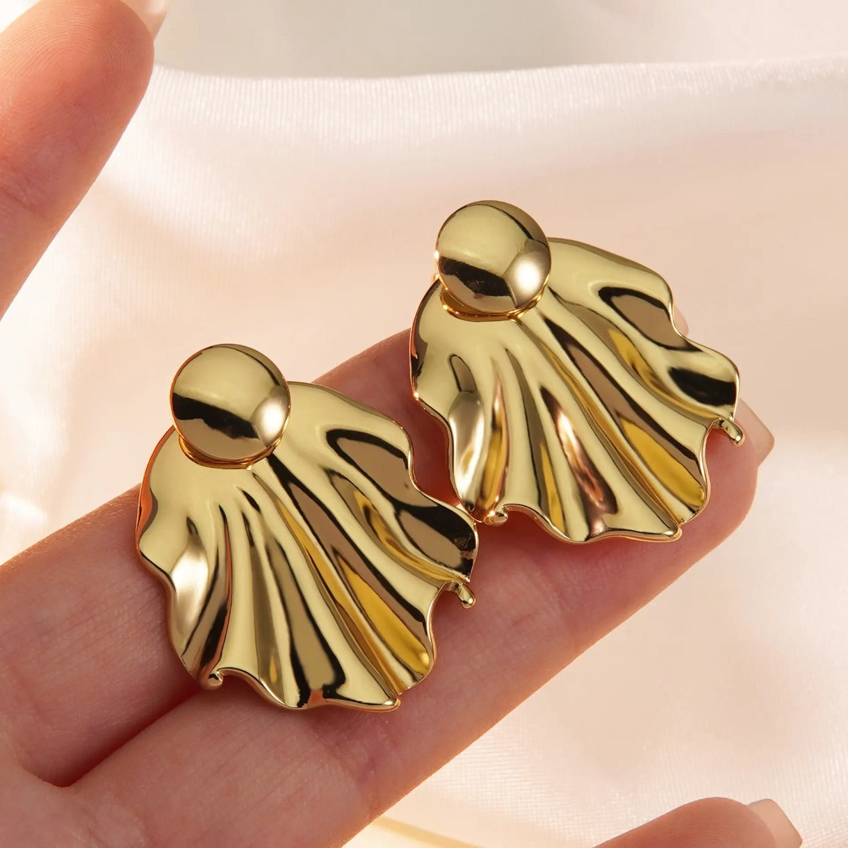 Luxe Ocean Wave Earrings