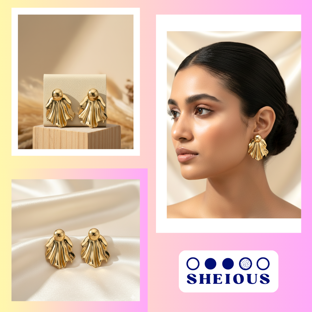 Luxe Ocean Wave Earrings