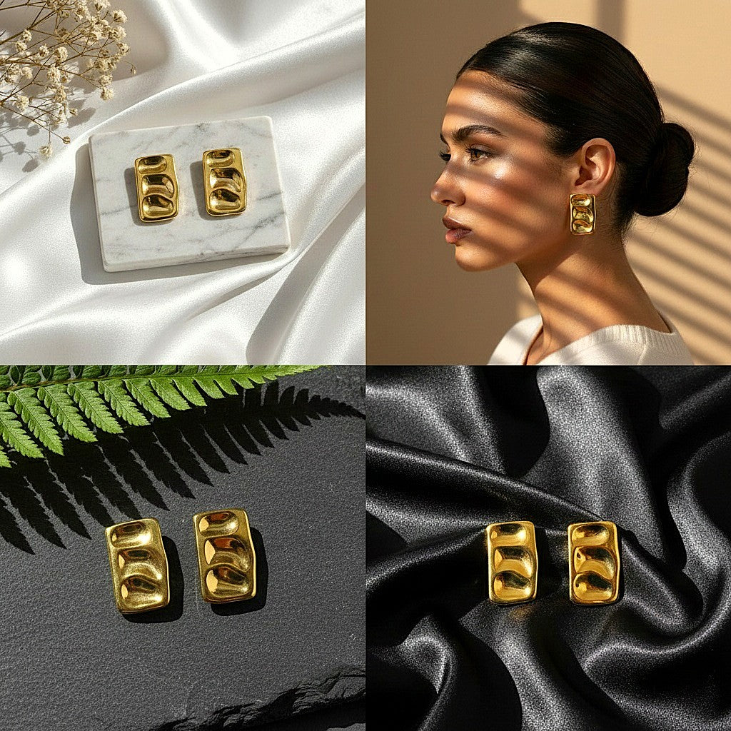 Gilded Mould Studs
