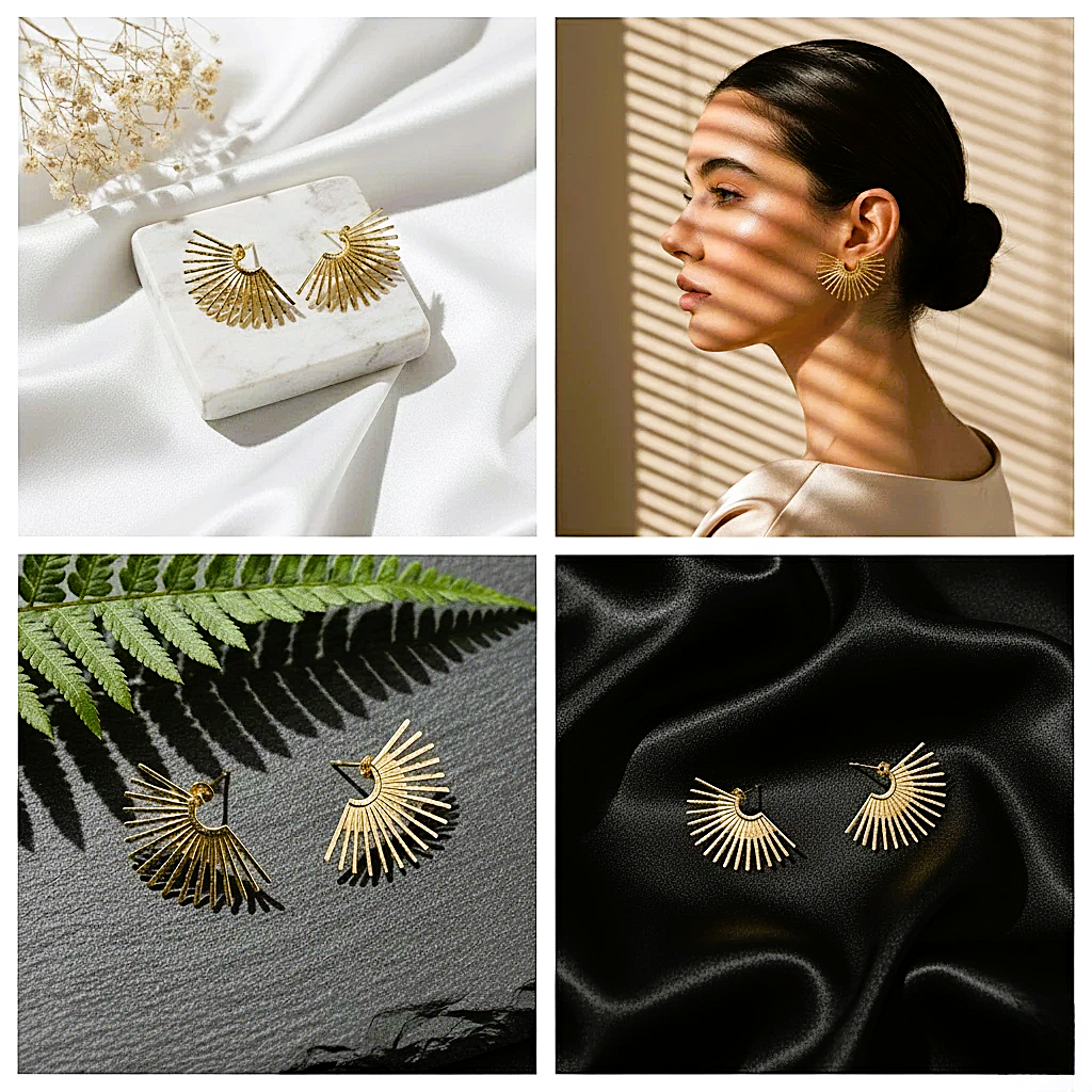 Luxe Ray Studs